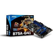 MSI Main Board Desktop iB75 (S1155, DDR3, PS/2,VGA,USB2.0,LAN,Audio Interface,SATA III,USB3.0,HDMI,SATA II) ATX Retail