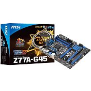 MSI Main Board Desktop iZ77 (S1155, DDR3, USB3.0,USB2.0,SATA II,SATA III,RAID,PS/2,HDMI,VGA,DVI, Audio Line-Out,Audio Line-In,Microphone-In,LAN) ATX Retail