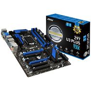 MSI Main Board Desktop Z97 (S1150, DDR3, USB3.0,USB2.0,SATA III,M.2,RAID,HDMI,DVI,VGA,Audio Line-Out,Audio Line-In,Microphone-In,LAN) ATX Retail