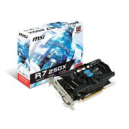 MSI R7 250x OC, 1GB GDDR5, VGA, DVI, HDMI