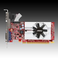 MSI Video Card GeForce GT 610 GDDR3 1GB/64bit, 810MHz/1334MHz, PCI-E 2.0 x16,HDMI,DVI, VGA Cooler, Retail