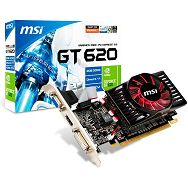 MSI Video Card GeForce GT 620 DDR3 2GB/64bit, 700MHz/1000MHz, PCI-E 2.0 x16, HDCP, HDMI, DVI, VGA, Retail