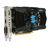 MSI Video Card Radeon R7 250X GDDR5 1GB/128bit, 1000MHz/4500MHz, PCI-E 3.0 x16, HDMI, DVI, DP, VGA Cooler(Double Slot), Retail