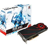 MSI Video Card Radeon R9 290 GDDR5 4GB/512bit, 947MHz/5000MHz, PCI-E 3.0 x16, miniDP, HDMI, 2x DVI-D, VGA Cooler (Double Slot), Retail
