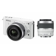 NIKON 1 J1 White KIT + 1 NIKKOR VR 10-30mm f/3.5-5.6 + 1 NIKKOR VR 30-110mm f/3.8-5.6 VVA152K003