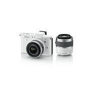 NIKON 1 V1 White KIT + 1 NIKKOR VR 10-30mm f/3.5-5.6 + 1 NIKKOR VR 30-110mm f/3.8-5.6 VVA102K003