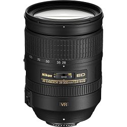 Nikon AF-S 28-300mm f/3.5-5.6G ED VR FX telefoto objektiv Nikkor auto focus zoom lens 28-300 3.5-5.6 G (JAA808DA)