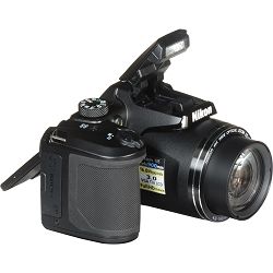 Nikon Coolpix B500 Black Digital camera FullHD 40x optički zoom crni Digitalni kompaktni fotoaparat (VNA951E1)