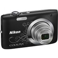 Nikon COOLPIX S2600 Black Line Art Style Digitalni kompaktni fotoaparat