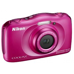 Nikon COOLPIX S33 Pink digitalni fotoaparat