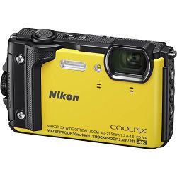 Nikon Coolpix W300 Yellow žuti digitalni kompaktni vodootporni fotoaparat 16MPx 4K UHD 5x zoom (VQA072E1)