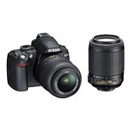 Nikon D3000 KIT WITH AF18-55VR + AF55-200VR Consumer DSLR fotoaparat VBA250K003