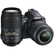 Nikon D3100 KIT WITH AF18-55VR + AF55-300VR Consumer DSLR fotoaparat VBA280K005