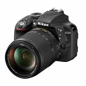 Nikon D3300 + AF 18-140 ED VR DX KIT DSLR Digitalni fotoaparat s allround objektivom 18-140VR 18-140mm f/3.5-5.6G (VBA390K021)