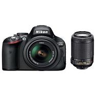 Nikon D5100 KIT WITH AF18-55VR + AF55-200VR Consumer DSLR fotoaparat VBA310K003
