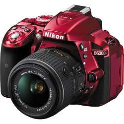 Nikon D5300 KIT WITH AF18-55VRII Red DSLR VBA371K003 18-55 VR II
