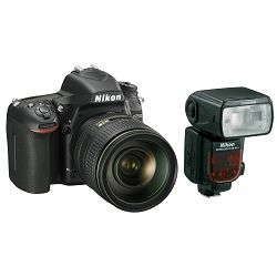 Nikon D750 KIT AF24-120mm f/4G VR + SB-910 DSLR digitalani fotoaparat + 24-120 objektiv + SB910 bljeskalica