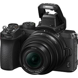 Nikon Z50 + Z 16-50mm f/3.5-6.3 VR DX KIT Mirrorless Digital Camera bezrcalni digitalni fotoaparat tijelo s objektivom (VOA050K001)
