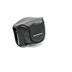 Olympus CSCH-118 Full Cover Leather Jacket Black for Stylus 1 torbica za digitalni kompaktni fotoaparat V600079BW000