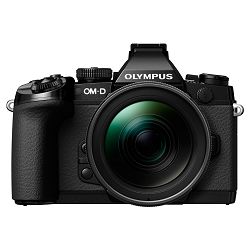 Olympus E-M1 Body black + EZ-M1250 black  incl. Charger & Battery Micro Four Thirds MFT - OM-D Camera digitalni fotoaparat V207015BE000