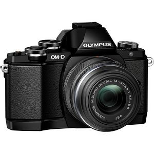 Olympus E-M10 + 14-42mm II R Black EZ-M1442 IIR Kit incl. Charger & Battery Micro Four Thirds MFT - OM-D Camera digitalni fotoaparat V207021BE000