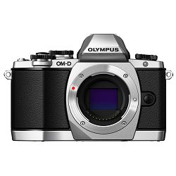 Olympus E-M10 body silver + EZ-M1442 IIR black + EZ-M4015 R black incl. Charger & Battery Micro Four Thirds MFT - OM-D Camera digitalni fotoaparat V207021SE010
