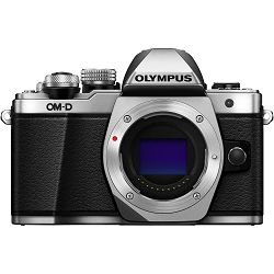 Olympus E-M10 II Body Silver incl. Charger & Battery E-M10II srebreni Micro Four Thirds MFT - OM-D Camera digitalni fotoaparat V207050SE000