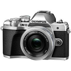 Olympus E-M10 III + 14-42mm KIT Pancake Zoom Silver srebreni digitalni fotoaparat s objektivom 14-42 f/3.5-5.6 Mirrorless MFT Micro Four Thirds Digital Camera (V207072SE000)