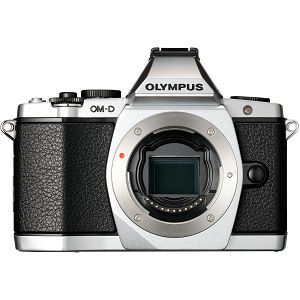 Olympus E-M5 body silver incl. Charger + Battery Micro Four Thirds MFT - OM-D Camera digitalni fotoaparat V204040SE000
