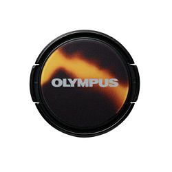 Olympus LC-37PR AMB Dress-Up Lens Cap Tortoiseshell look  V6540032W000