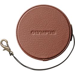 Olympus LC-60.5GL BRW Genuine Leather Lens Cover (60.5 mm) - brown V603001NW000