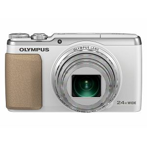 Olympus SH-60 White - 16.0 MP backlit CMOS, 24x super wide Zoom, 3.0" touch LCD, iHS, Dual IS full 30p/60i HD Movie Traveller digitalni kompaktni fotoaparat V107070WE000