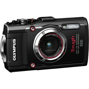 Olympus TG-3 Black 16.0 MP f2.0 , 4x wide Zoom, 3.0" LCD, 15m waterproof Dual IS, full HD MovieGPS & Electronic Compass Tough digitalni kompaktni fotoaparat V104140BE000