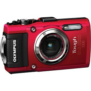 Olympus TG-3 Red - 16.0 MP f2.0 4x wide Zoom, 3.0" LCD, 15m waterproof Dual IS, full HD Movie GPS & Electronic Compass Tough digitalni kompaktni fotoaparat V104140RE000
