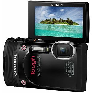 Olympus TG-860 Black - 16.0 MP 5x super wide Zoom, 3.0" tilt LCD, 15m waterproof full 60p HD Movie WiFi and GPS Tough digitalni kompaktni fotoaparat V104170BE000