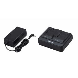 Panasonic AG-BRD50EC dvostruki brzi punjač za baterije serije VBR, VW-VBD55, VW-VBD58, VW-VBG6, VW-VBD29, VBR118G, CGA-D54, AG-VBR59E, AG-VBR89G 