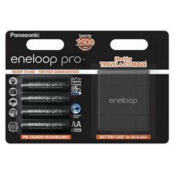 Panasonic Eneloop 4xAA PRO 2500mAh punjive baterije + kutijica (BK-3HCDE/4BE+BOX)