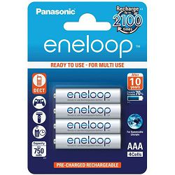 Panasonic Eneloop 4xAAA 750mAh punjive baterije sliding pack (BK-4MCCE/4LE)