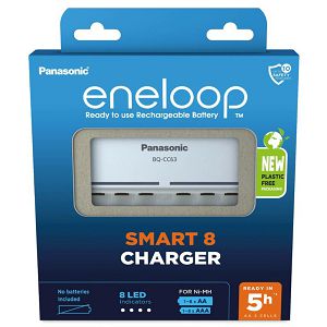 Panasonic Eneloop battery charger for R6/AA and R03/AAA (BQ-CC63) 