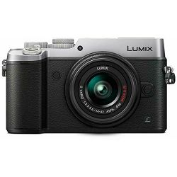 Panasonic Lumix GX8 + 14-42mm f/3.5-5.6 Asph Mega O.I.S. Silver 4K Mirrorless bezrcalni digitalni fotoaparat DC-GX8 s objektivom G Vario 14-42 Micro Four Thirds Digital Camera (DMC-GX8KEG-S)