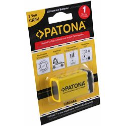 Patona 9V Block Lithium-Ion Battery 6LR61 ER9V 1200mAh baterija