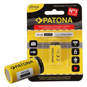 Patona CR123A 16340 700mAh 3.7V cell Li-Ion Akku punjiva baterija