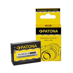 Patona EN-EL12 1050mah 3.7V baterija za Nikon Coolpix AW100, AW100s, AW110, AW120, AW130, P300, P310, P340, S31, S1000pj, S1100pj, S1200pj, S6000, S610, S6100, S610c, S6150, S620, S6200, S630