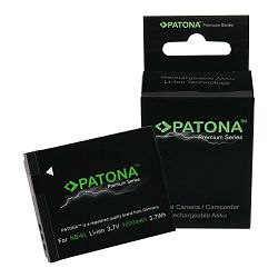 Patona NB-6L Premium 1000mAh 3.7Wh 3.7V baterija za Canon PowerShot D20, ELPH 500, S95, SD1300 IS, SD3500 IS, SD4000 IS, SD770 IS, SD980 IS, SX260 HS, SX280 HS, SX500 IS, S120, SX510 HS i SX170 IS