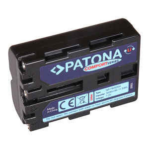 Patona NP-FM500H Comfort 1600mAh 11,5Wh 7.2V baterija za Sony A99, A77, A65, A58, A57, A900, A850, A200, A300, A350, A450, A500, A550, A700, SLT-A57, SLT-A58, SLT-A65, SLT-A77, SLT-A99, A100 A100H