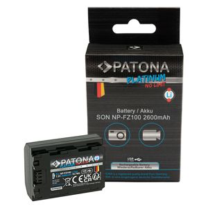 Patona NP-FZ100 Platinum USB-C 2400mAh baterija za Sony A7 III A7M3 Alpha 7 III