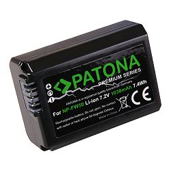 Patona NP-FW50 Premium 1030mAh 7.4Wh 7.2V baterija za Sony NEX.3 NEX.3C NEX-3N NEX-C3 NEX.5 NEX.5A NEX.5C NEX.5D NEX.5K NEX-5N NEX-5R NEX6 NEX-6 NEXF3 NEX-F3 NEX-7 NEX-7B NEX-7C NEX-7K A33 A55