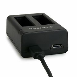 Patona punjač za GoPro Fusion ASBBA-001 USB Dual Quick Charger + Mini-USB cable