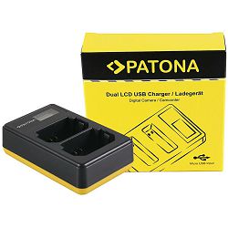 Patona USB LCD Dual Charger punjač za Sony NP-FZ100 Alpha a9, a7R III, a7 III, a7M3