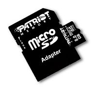 Patriot microSDHC, class10, 8GB